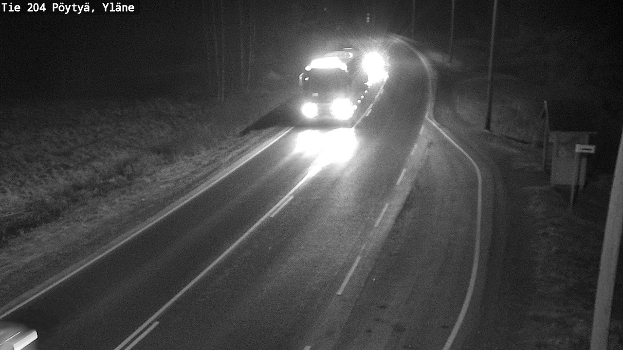 Kelikamerat Kuva Tie 204 Pöytyä, Yläne, Pöytyä, Varsinais-Suomi