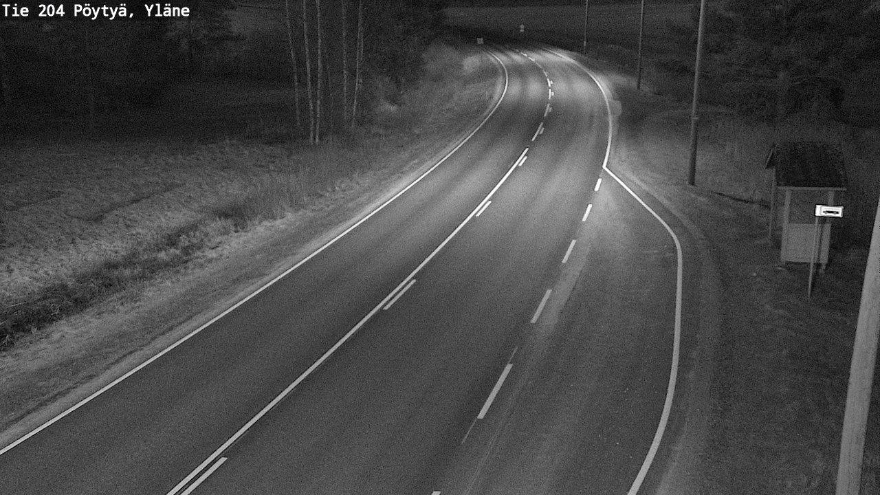 Kelikamerat Kuva Tie 204 Pöytyä, Yläne, Pöytyä, Varsinais-Suomi