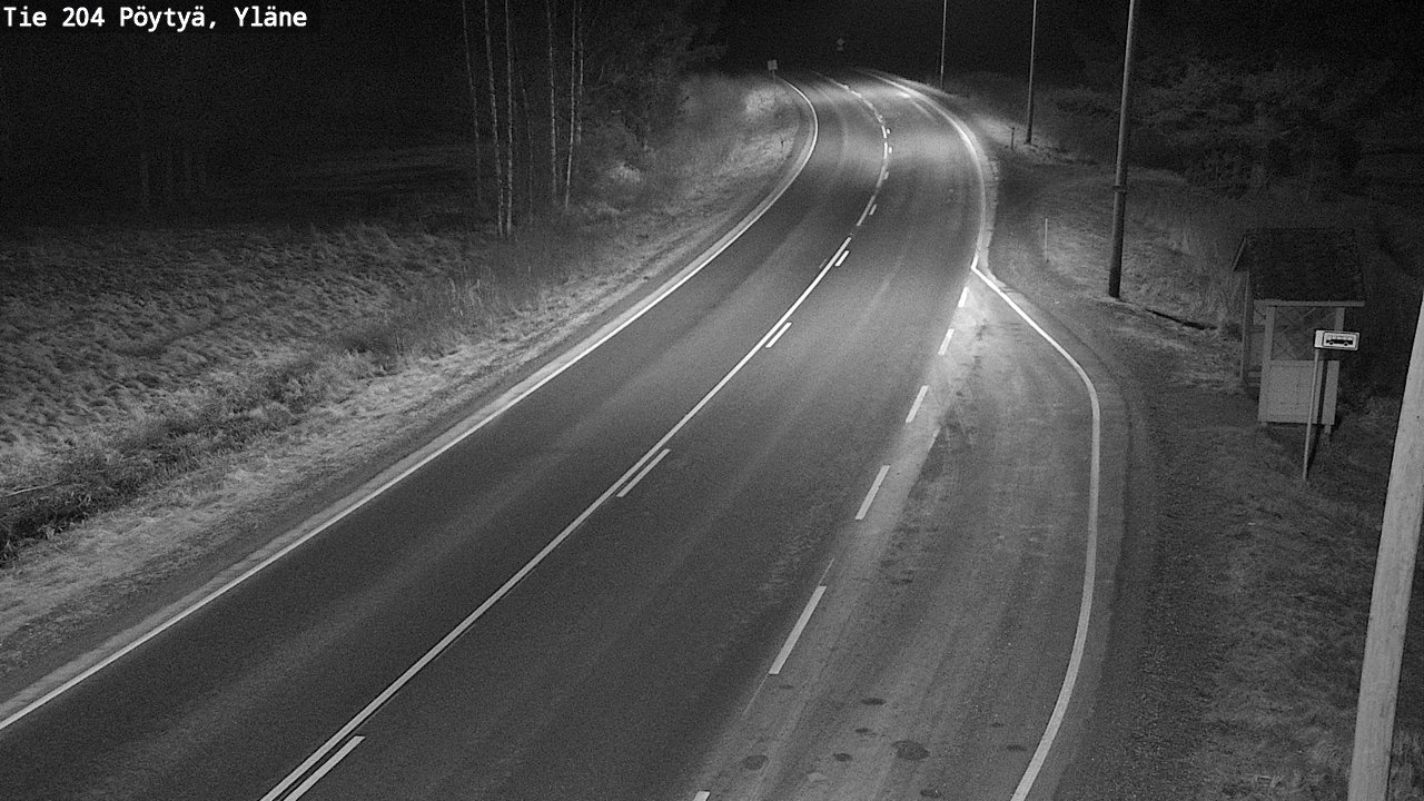 Kelikamerat Kuva Tie 204 Pöytyä, Yläne, Pöytyä, Varsinais-Suomi