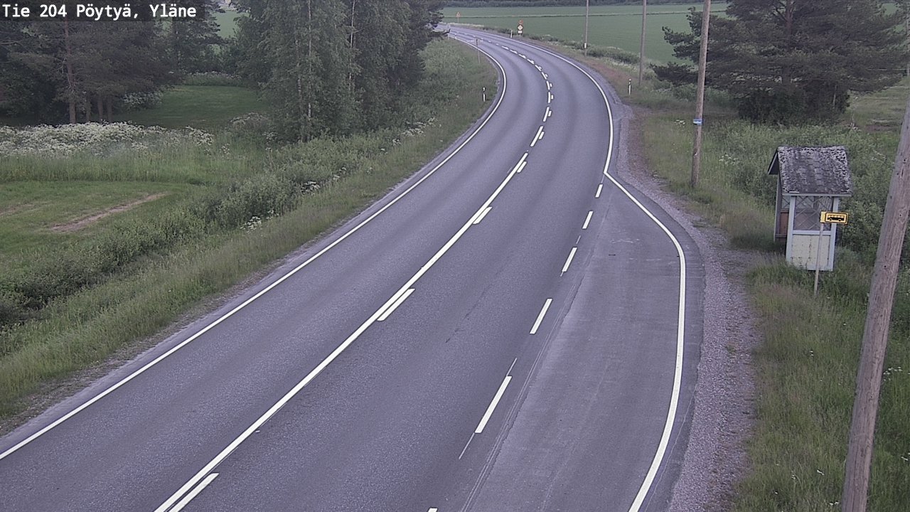 Kelikamerat Kuva Tie 204 Pöytyä, Yläne, Pöytyä, Varsinais-Suomi