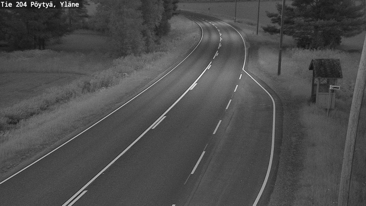 Kelikamerat Kuva Tie 204 Pöytyä, Yläne, Pöytyä, Varsinais-Suomi