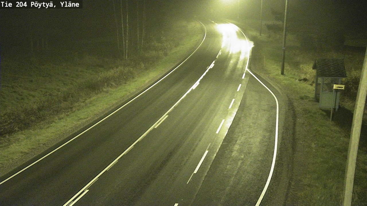 Kelikamerat Kuva Tie 204 Pöytyä, Yläne, Pöytyä, Varsinais-Suomi