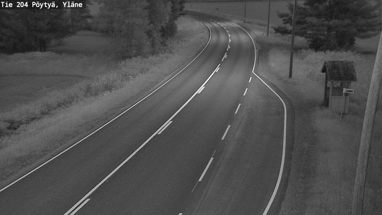 Kelikamerat Kuva Tie 204 Pöytyä, Yläne, Pöytyä, Varsinais-Suomi