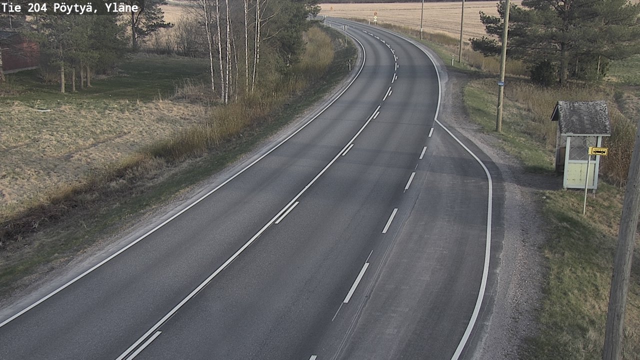 Kelikamerat Kuva Tie 204 Pöytyä, Yläne, Pöytyä, Varsinais-Suomi