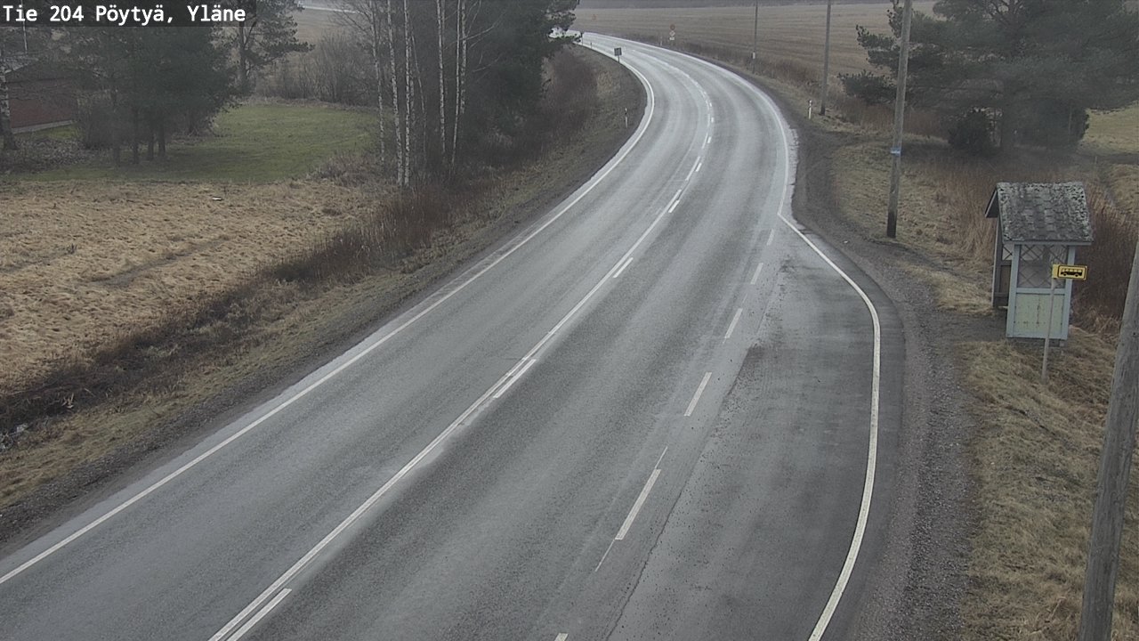 Kelikamerat Kuva Tie 204 Pöytyä, Yläne, Pöytyä, Varsinais-Suomi