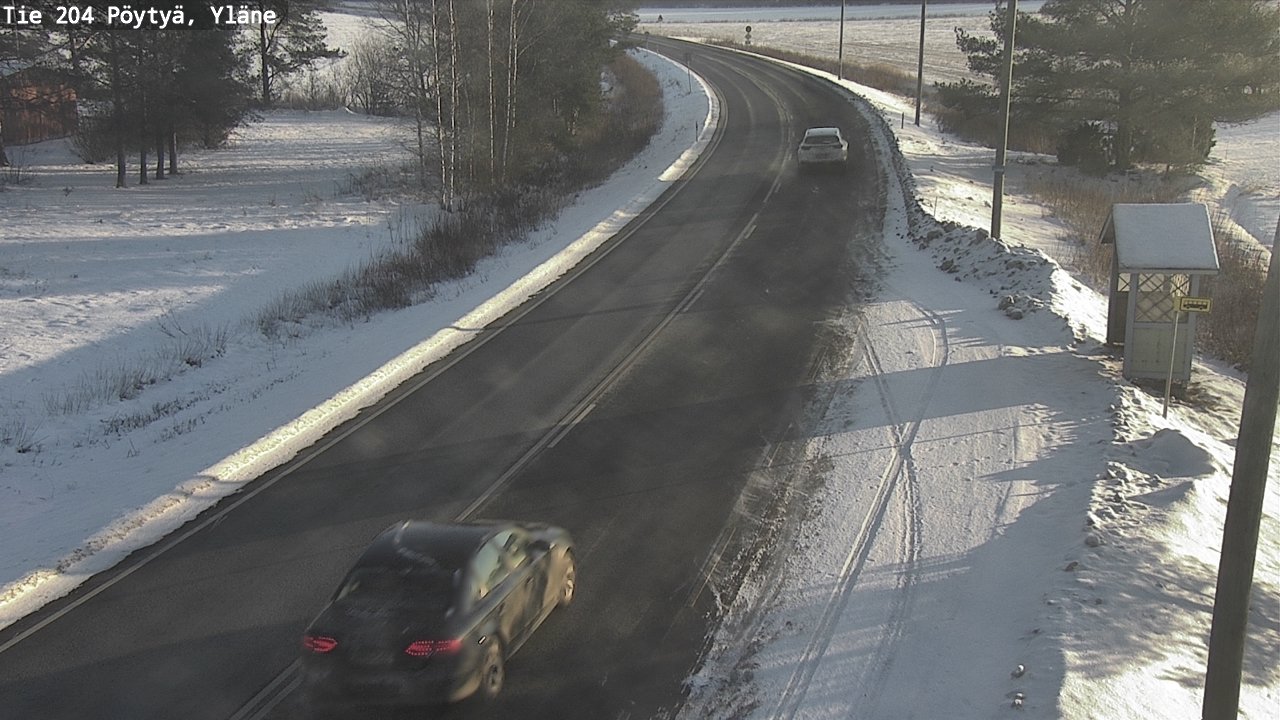 Kelikamerat Kuva Tie 204 Pöytyä, Yläne, Pöytyä, Varsinais-Suomi