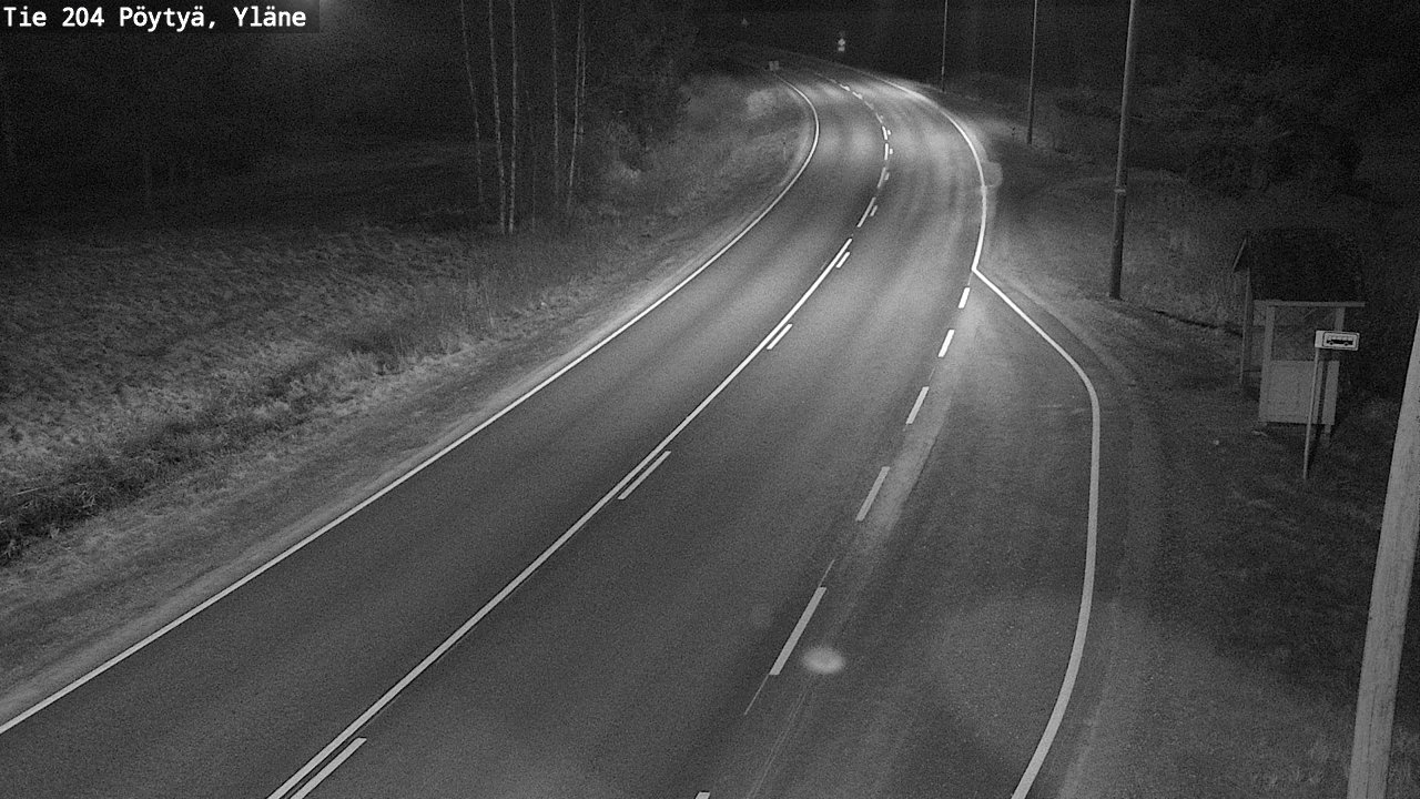 Kelikamerat Kuva Tie 204 Pöytyä, Yläne, Pöytyä, Varsinais-Suomi