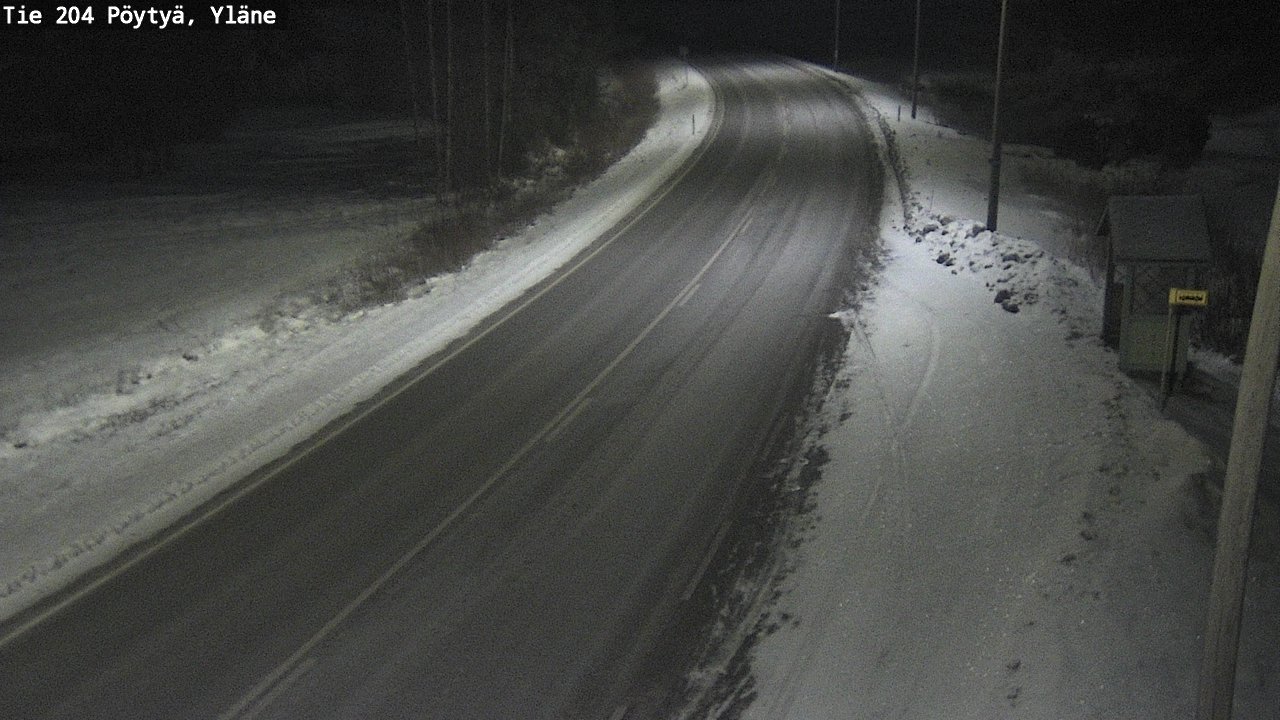 Kelikamerat Kuva Tie 204 Pöytyä, Yläne, Pöytyä, Varsinais-Suomi