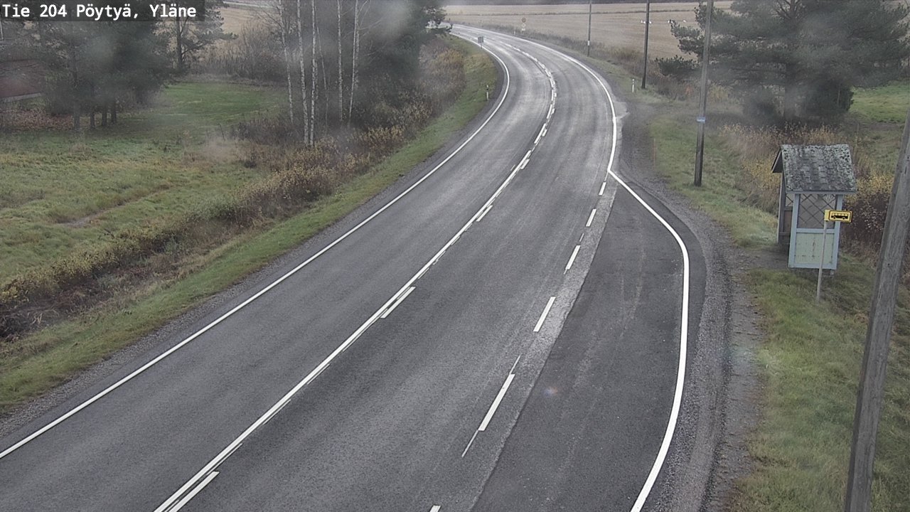 Kelikamerat Kuva Tie 204 Pöytyä, Yläne, Pöytyä, Varsinais-Suomi