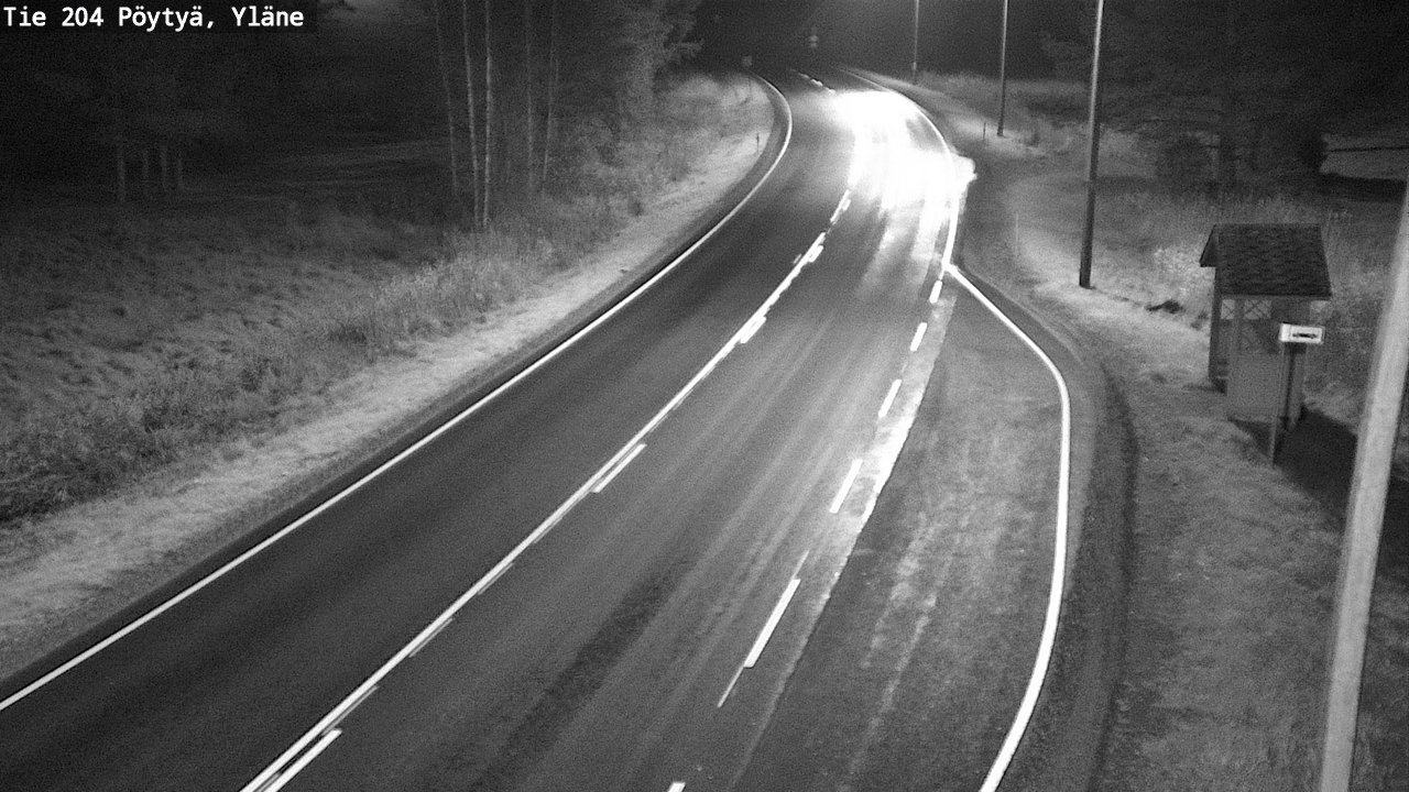 Kelikamerat Kuva Tie 204 Pöytyä, Yläne, Pöytyä, Varsinais-Suomi