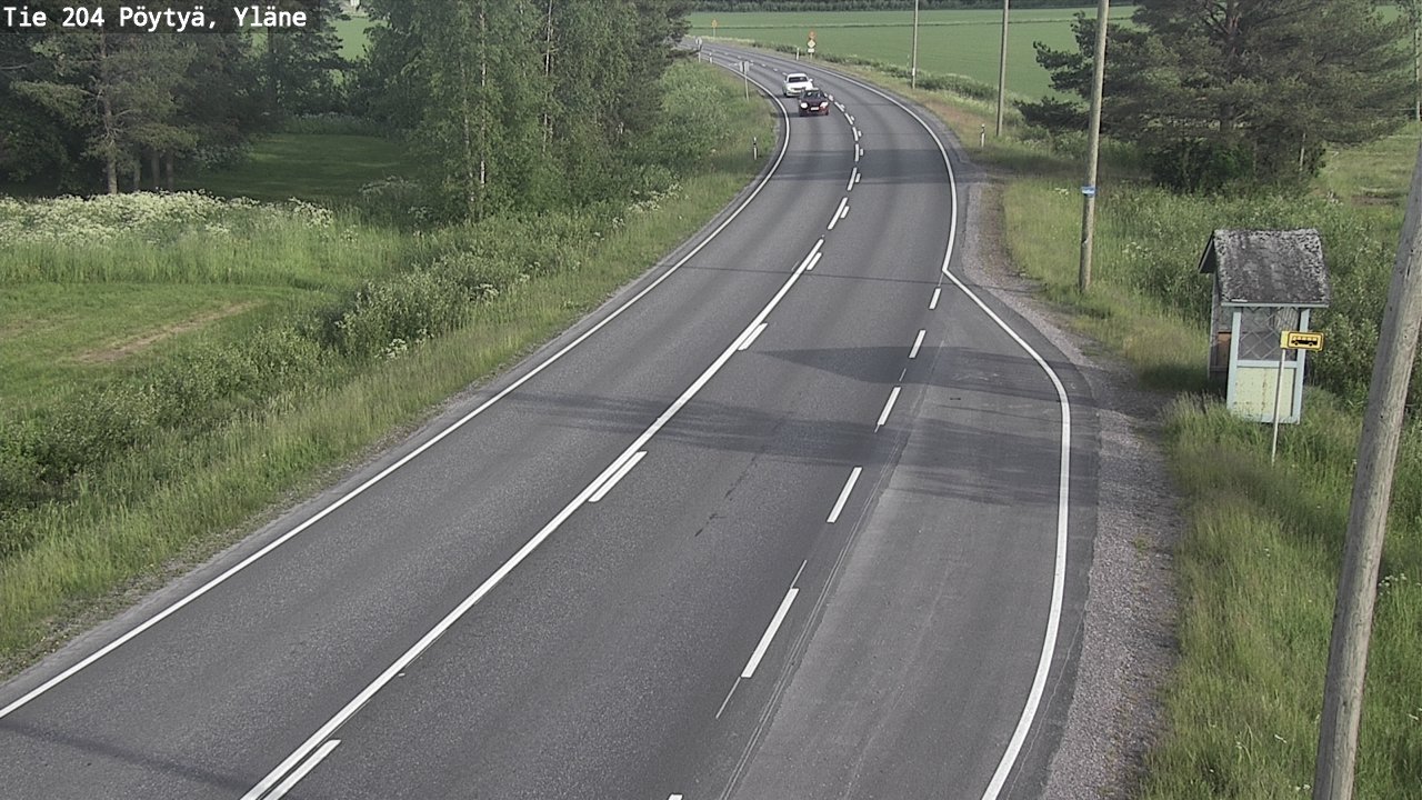 Kelikamerat Kuva Tie 204 Pöytyä, Yläne, Pöytyä, Varsinais-Suomi