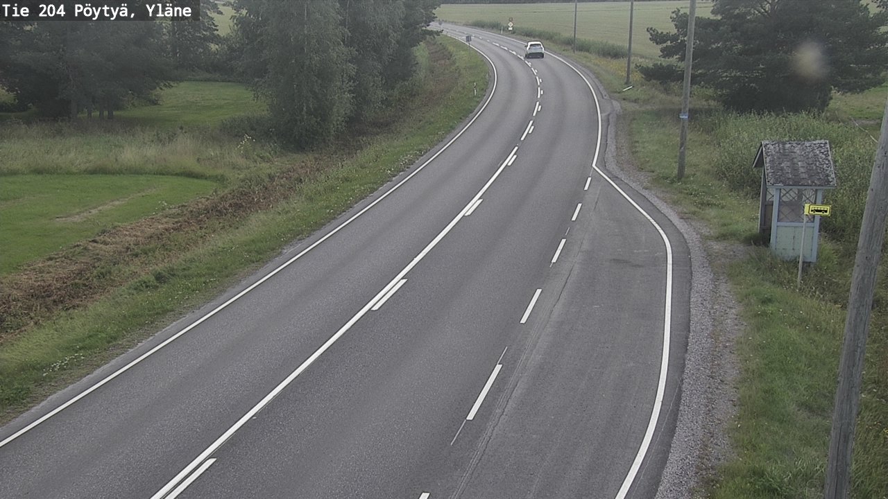 Kelikamerat Kuva Tie 204 Pöytyä, Yläne, Pöytyä, Varsinais-Suomi