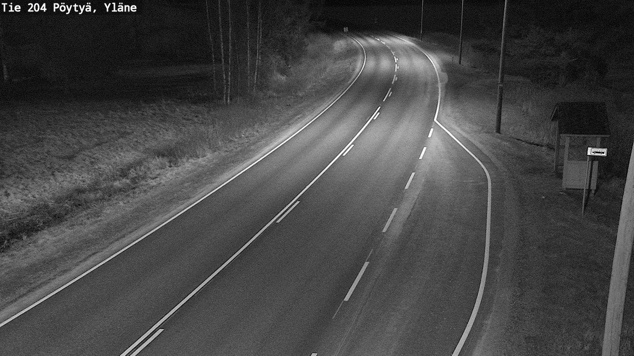 Kelikamerat Kuva Tie 204 Pöytyä, Yläne, Pöytyä, Varsinais-Suomi