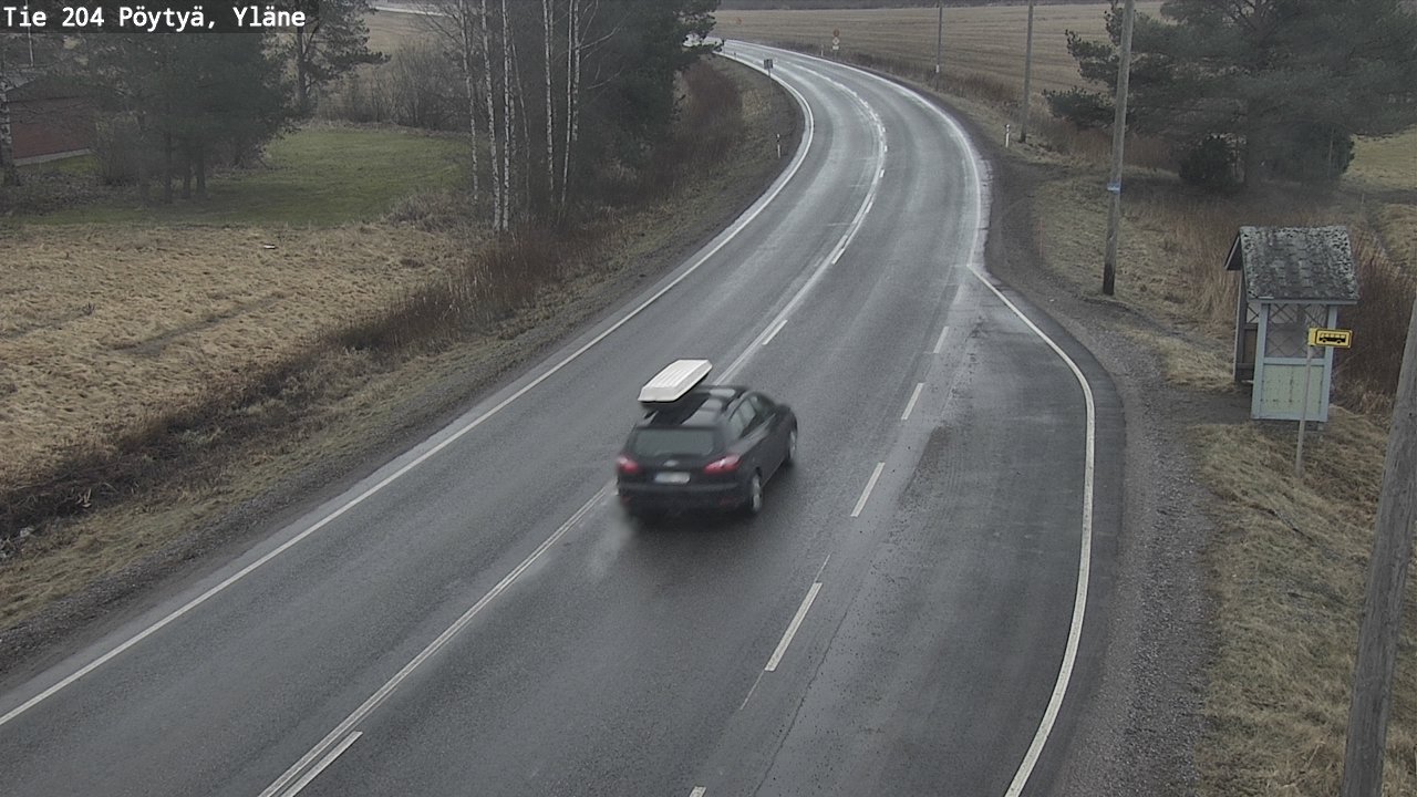 Kelikamerat Kuva Tie 204 Pöytyä, Yläne, Pöytyä, Varsinais-Suomi