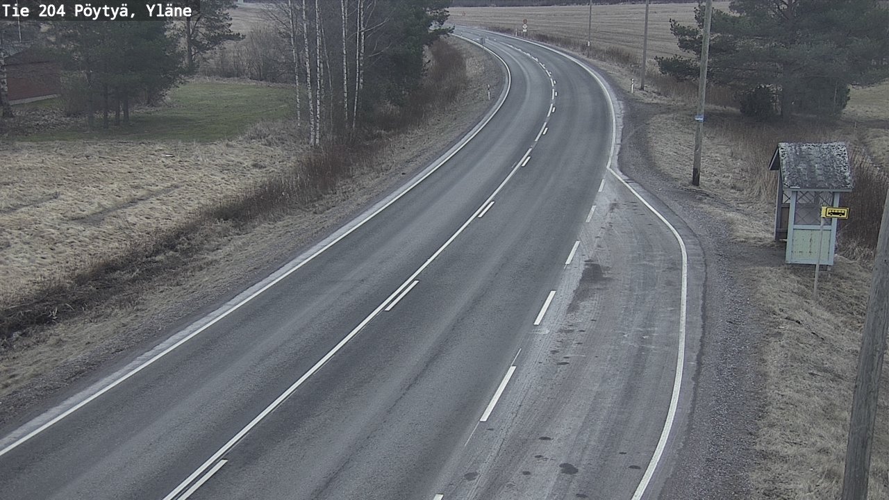 Kelikamerat Kuva Tie 204 Pöytyä, Yläne, Pöytyä, Varsinais-Suomi