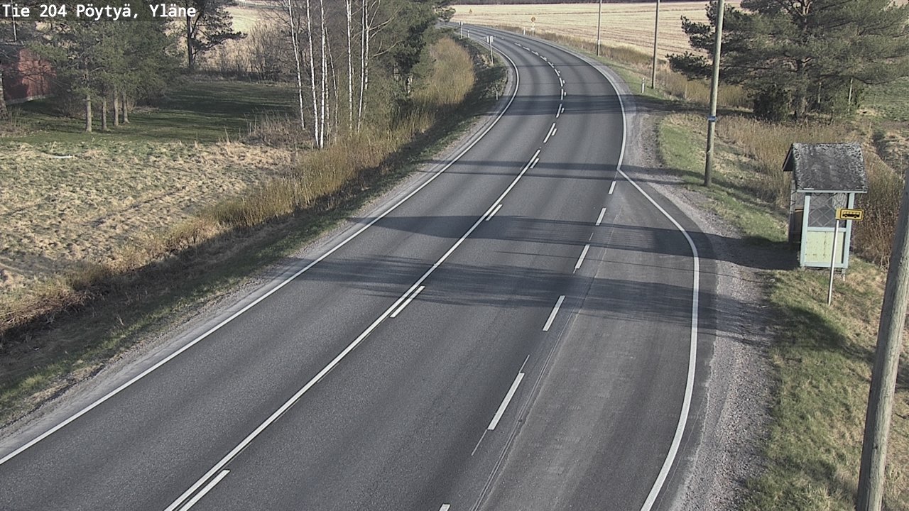 Kelikamerat Kuva Tie 204 Pöytyä, Yläne, Pöytyä, Varsinais-Suomi