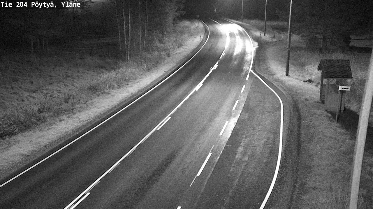 Kelikamerat Kuva Tie 204 Pöytyä, Yläne, Pöytyä, Varsinais-Suomi