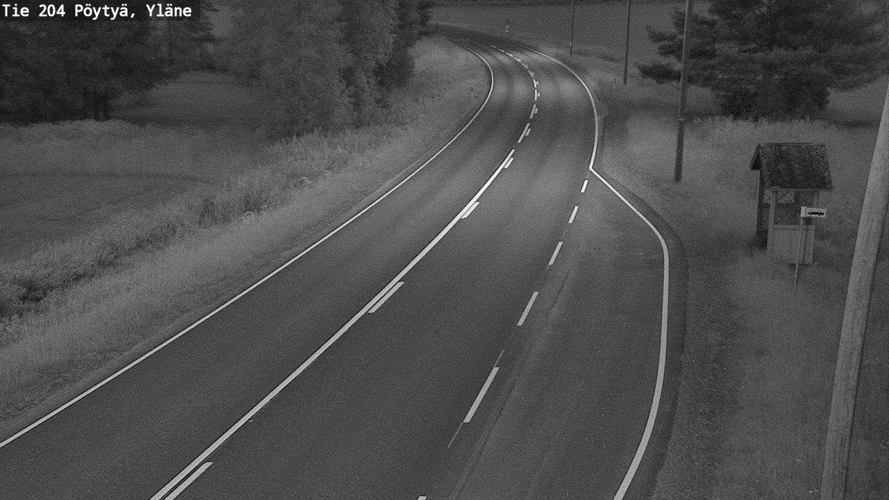 Kelikamerat Kuva Tie 204 Pöytyä, Yläne, Pöytyä, Varsinais-Suomi