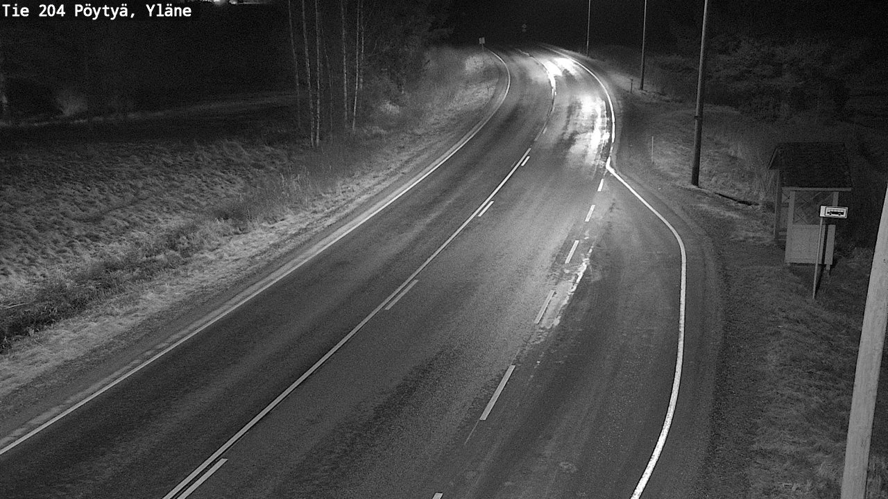 Kelikamerat Kuva Tie 204 Pöytyä, Yläne, Pöytyä, Varsinais-Suomi