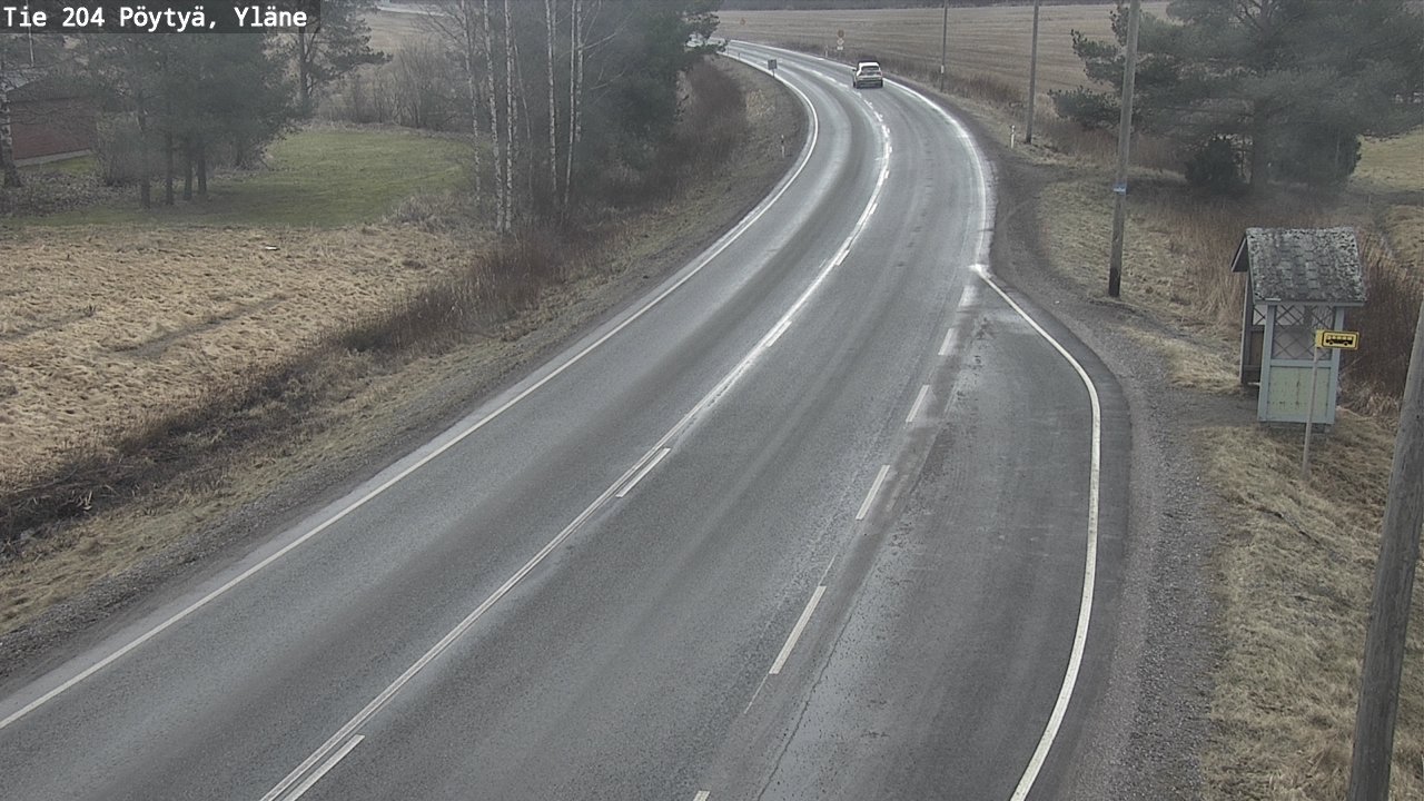 Kelikamerat Kuva Tie 204 Pöytyä, Yläne, Pöytyä, Varsinais-Suomi