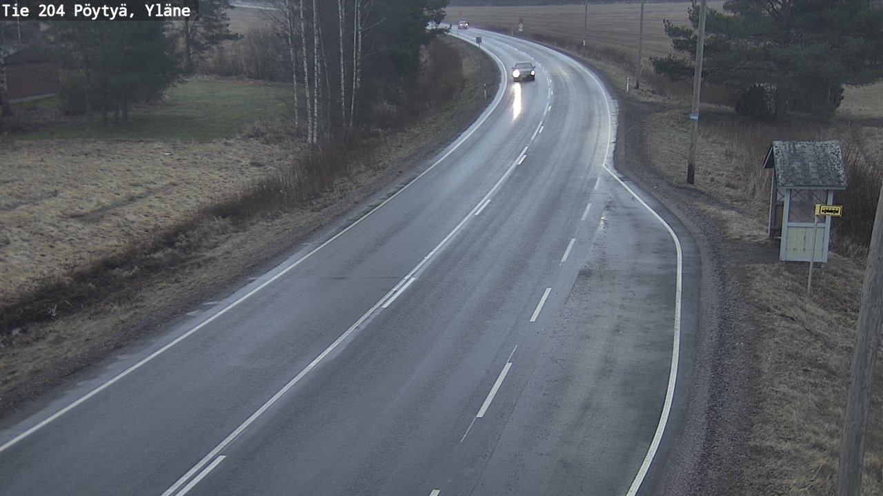 Kelikamerat Kuva Tie 204 Pöytyä, Yläne, Pöytyä, Varsinais-Suomi