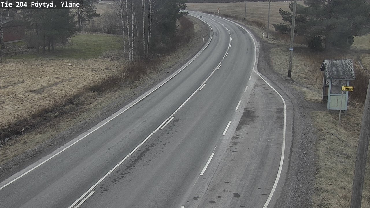 Kelikamerat Kuva Tie 204 Pöytyä, Yläne, Pöytyä, Varsinais-Suomi