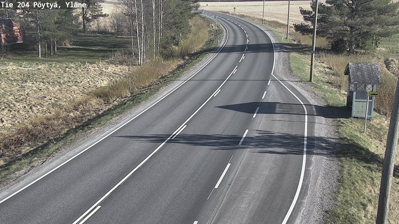 Kelikamerat Kuva Tie 204 Pöytyä, Yläne, Pöytyä, Varsinais-Suomi