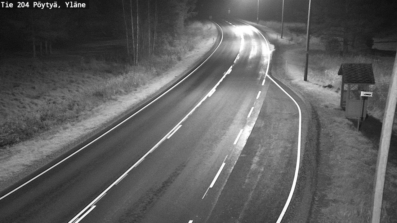 Kelikamerat Kuva Tie 204 Pöytyä, Yläne, Pöytyä, Varsinais-Suomi