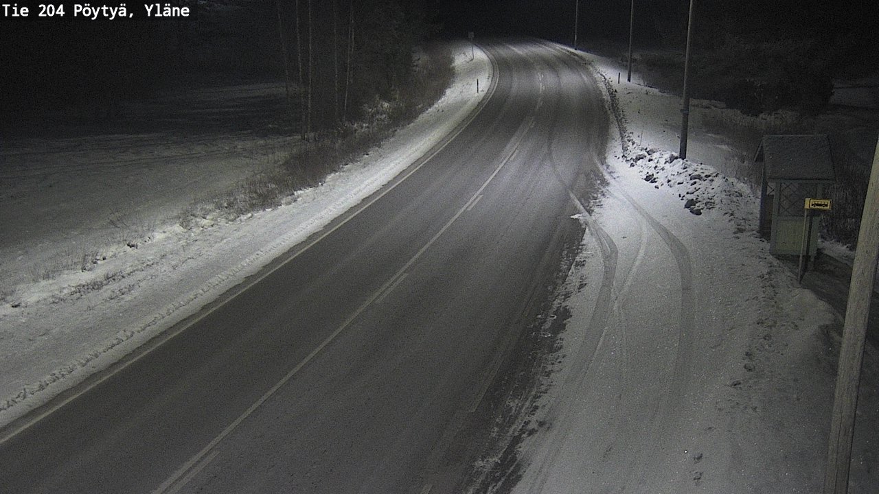 Kelikamerat Kuva Tie 204 Pöytyä, Yläne, Pöytyä, Varsinais-Suomi