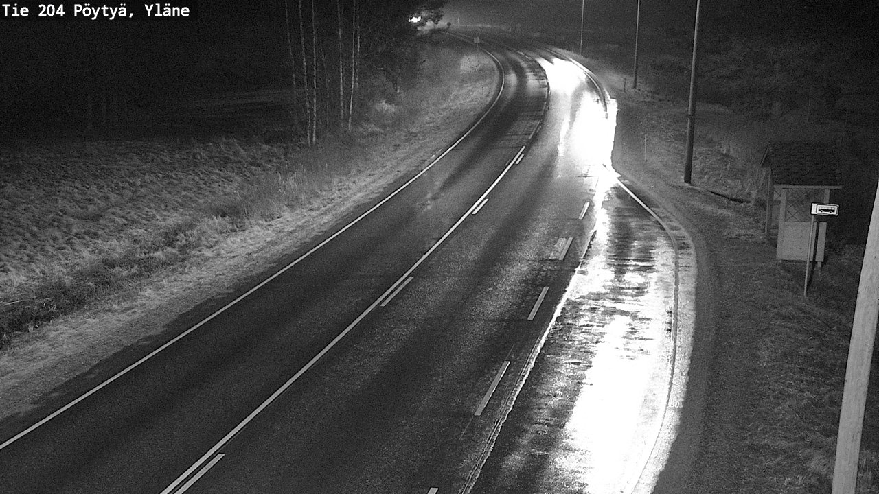 Kelikamerat Kuva Tie 204 Pöytyä, Yläne, Pöytyä, Varsinais-Suomi