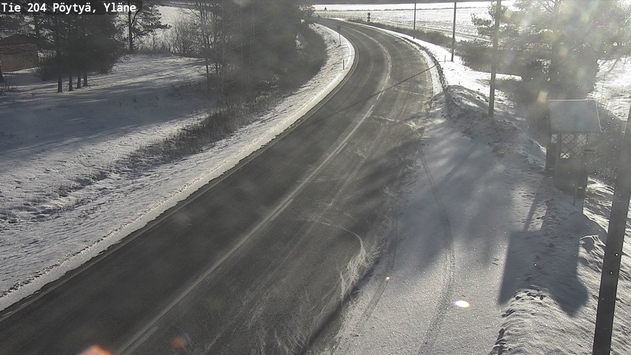 Kelikamerat Kuva Tie 204 Pöytyä, Yläne, Pöytyä, Varsinais-Suomi