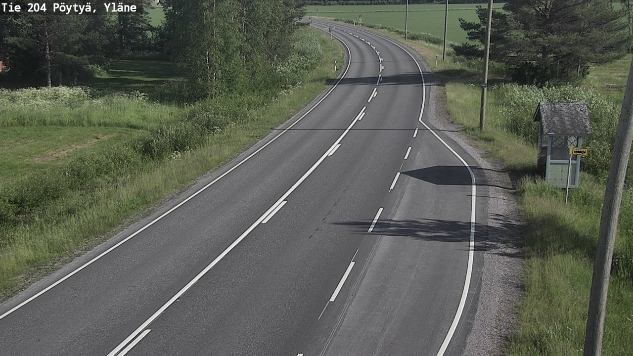 Kelikamerat Kuva Tie 204 Pöytyä, Yläne, Pöytyä, Varsinais-Suomi
