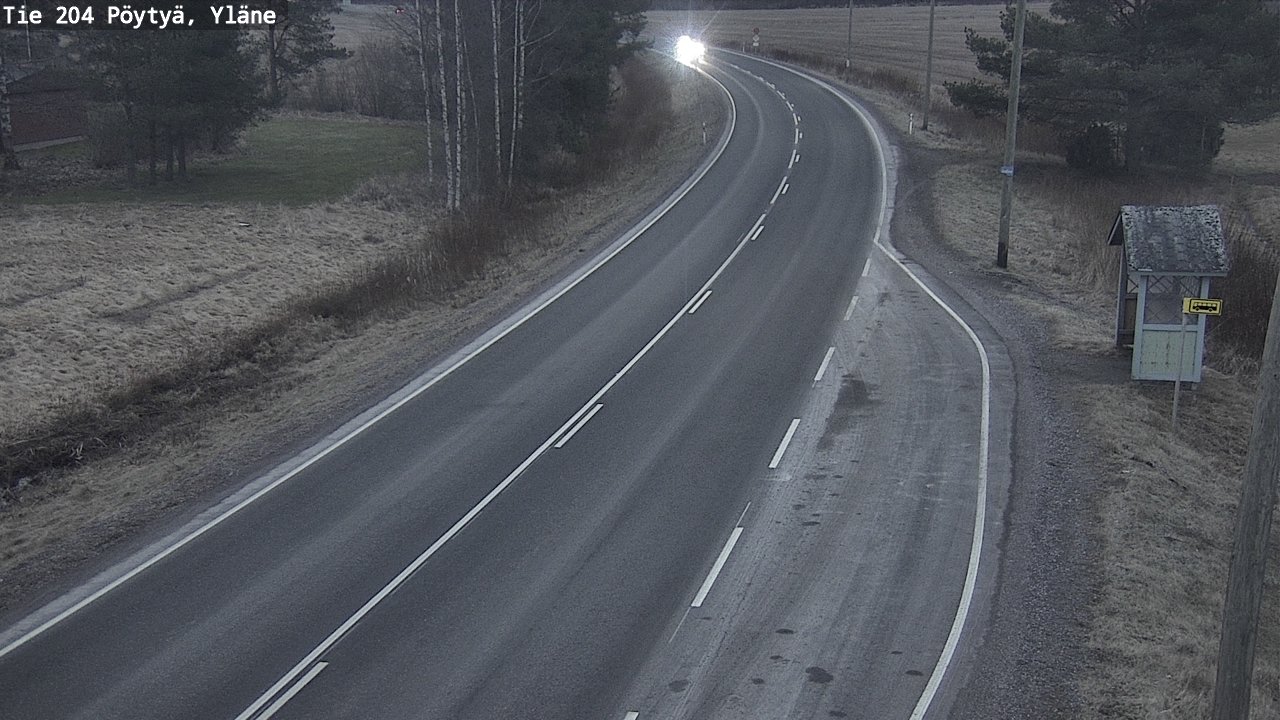 Kelikamerat Kuva Tie 204 Pöytyä, Yläne, Pöytyä, Varsinais-Suomi
