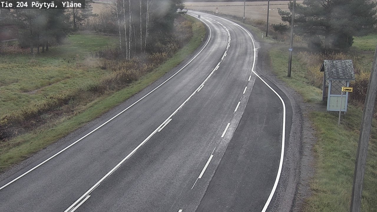 Kelikamerat Kuva Tie 204 Pöytyä, Yläne, Pöytyä, Varsinais-Suomi