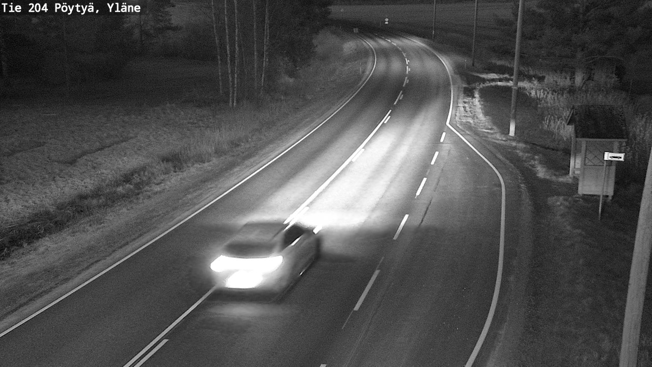 Kelikamerat Kuva Tie 204 Pöytyä, Yläne, Pöytyä, Varsinais-Suomi