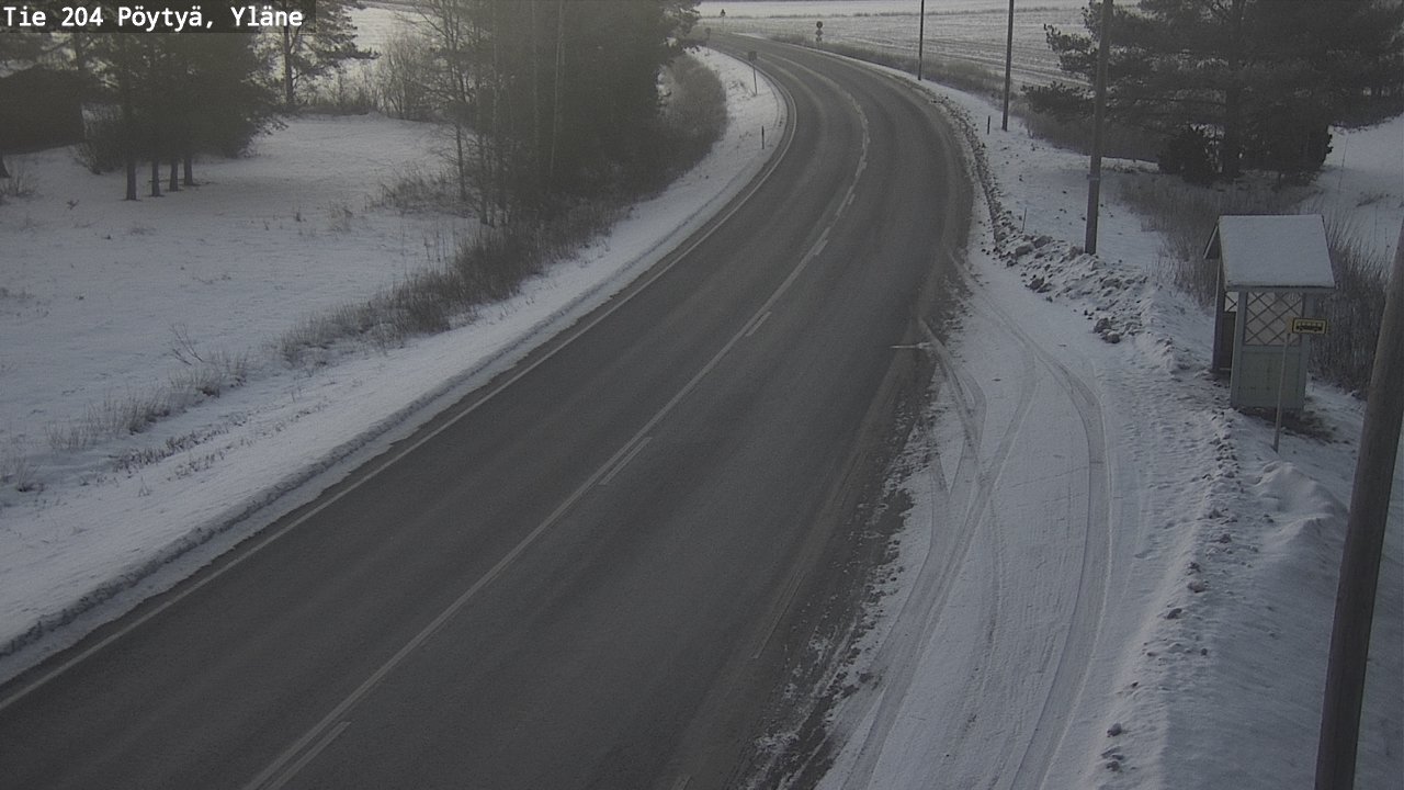 Kelikamerat Kuva Tie 204 Pöytyä, Yläne, Pöytyä, Varsinais-Suomi