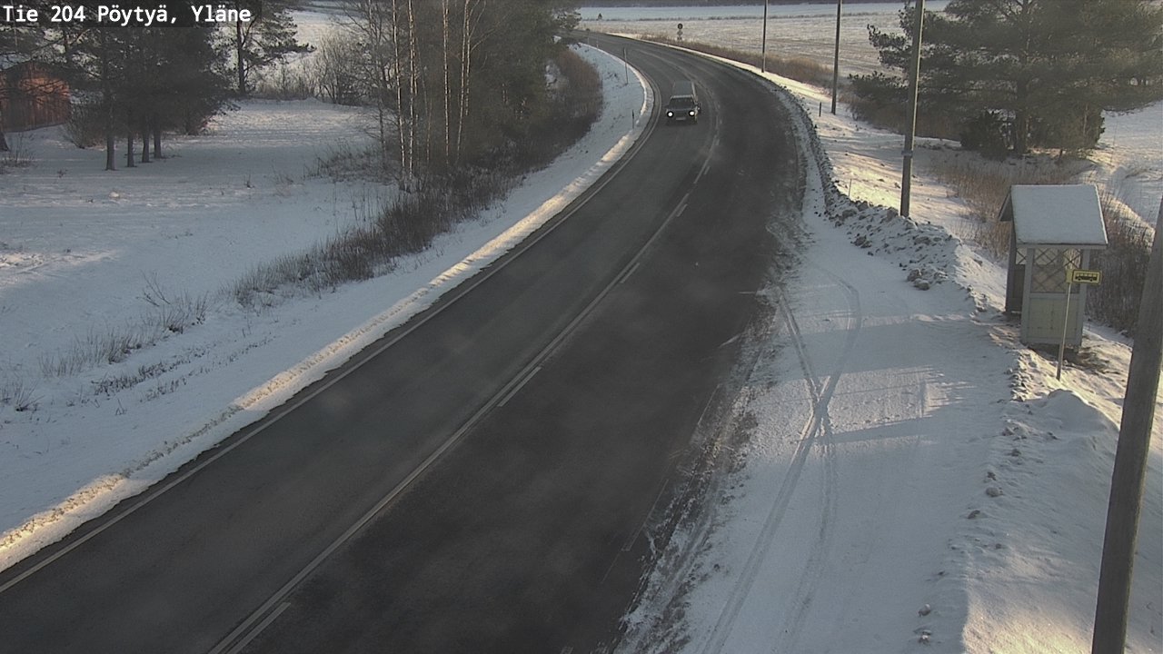 Kelikamerat Kuva Tie 204 Pöytyä, Yläne, Pöytyä, Varsinais-Suomi