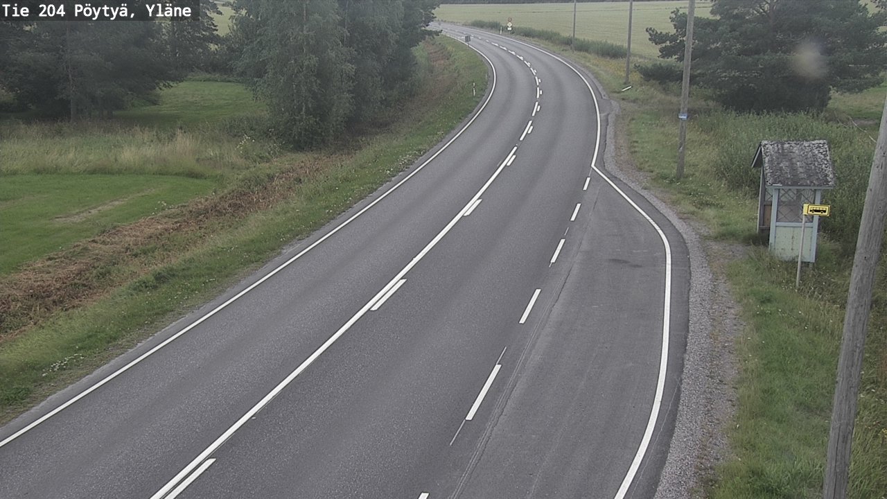 Kelikamerat Kuva Tie 204 Pöytyä, Yläne, Pöytyä, Varsinais-Suomi
