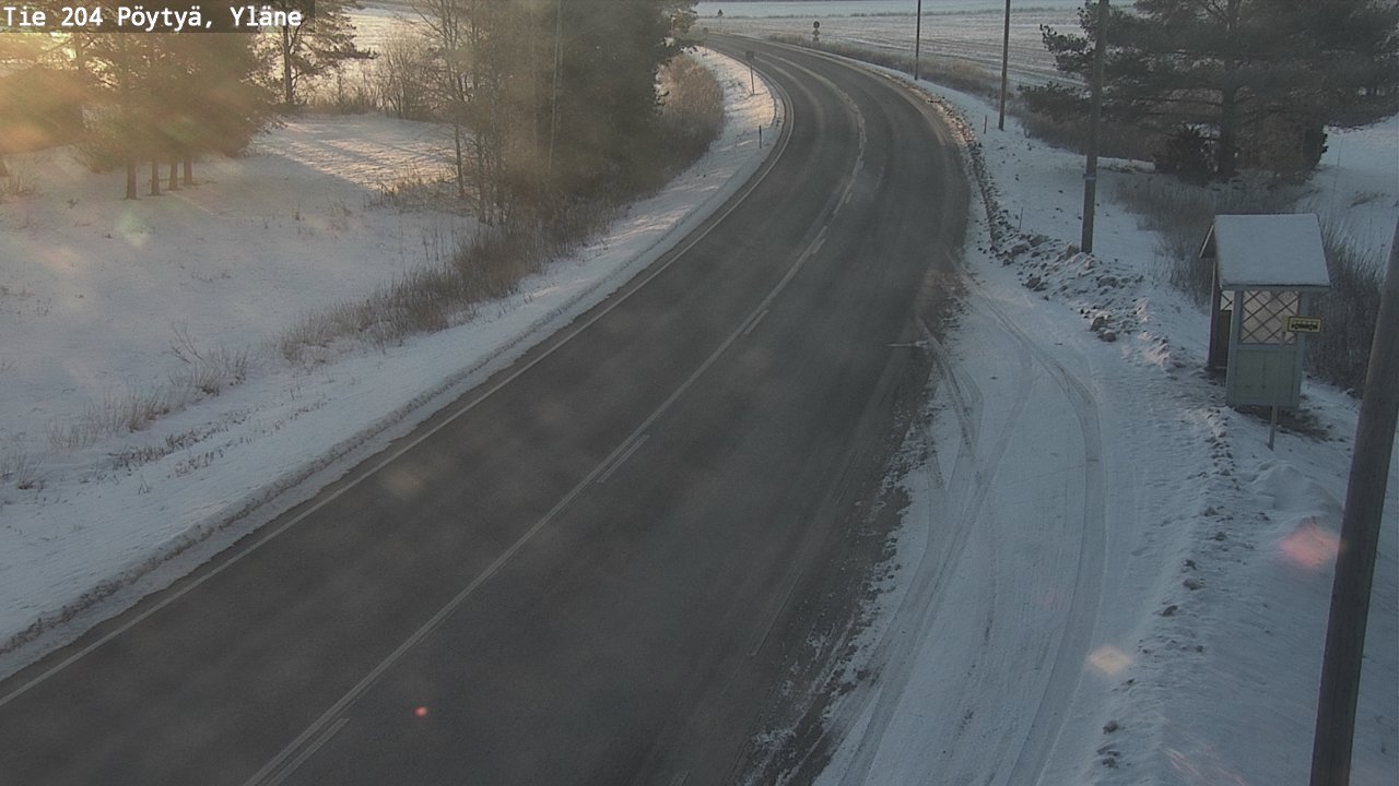 Kelikamerat Kuva Tie 204 Pöytyä, Yläne, Pöytyä, Varsinais-Suomi