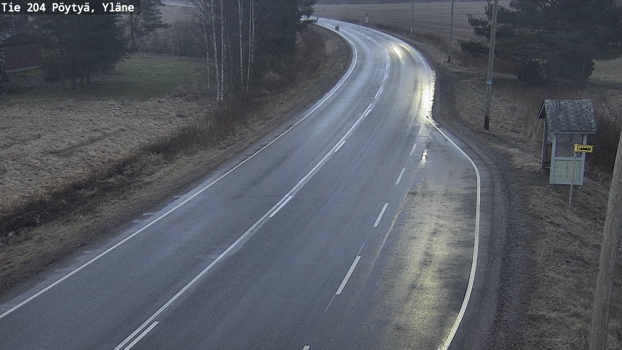Kelikamerat Kuva Tie 204 Pöytyä, Yläne, Pöytyä, Varsinais-Suomi