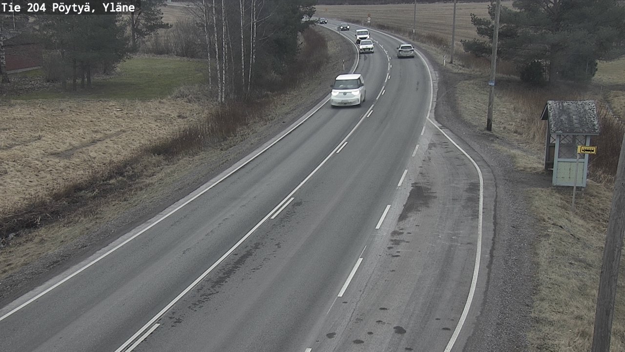 Kelikamerat Kuva Tie 204 Pöytyä, Yläne, Pöytyä, Varsinais-Suomi
