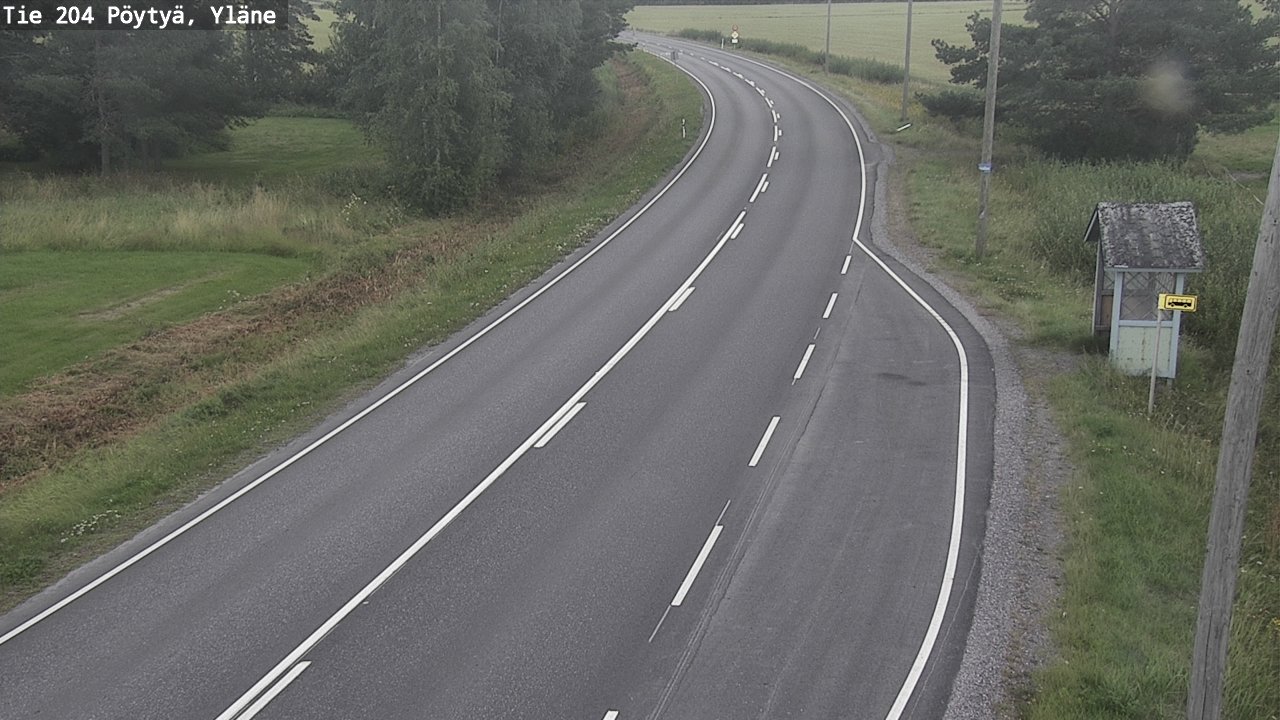 Kelikamerat Kuva Tie 204 Pöytyä, Yläne, Pöytyä, Varsinais-Suomi