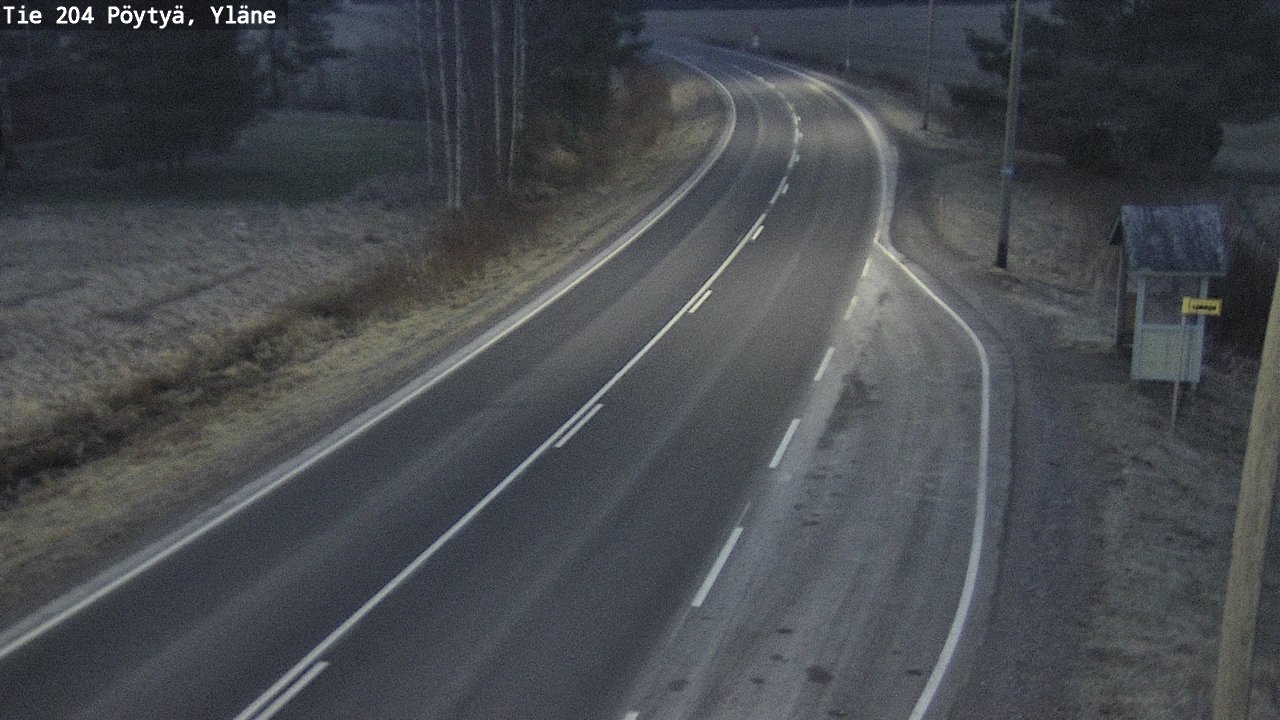 Kelikamerat Kuva Tie 204 Pöytyä, Yläne, Pöytyä, Varsinais-Suomi