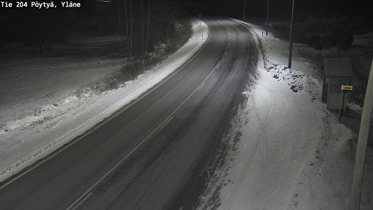 Kelikamerat Kuva Tie 204 Pöytyä, Yläne, Pöytyä, Varsinais-Suomi