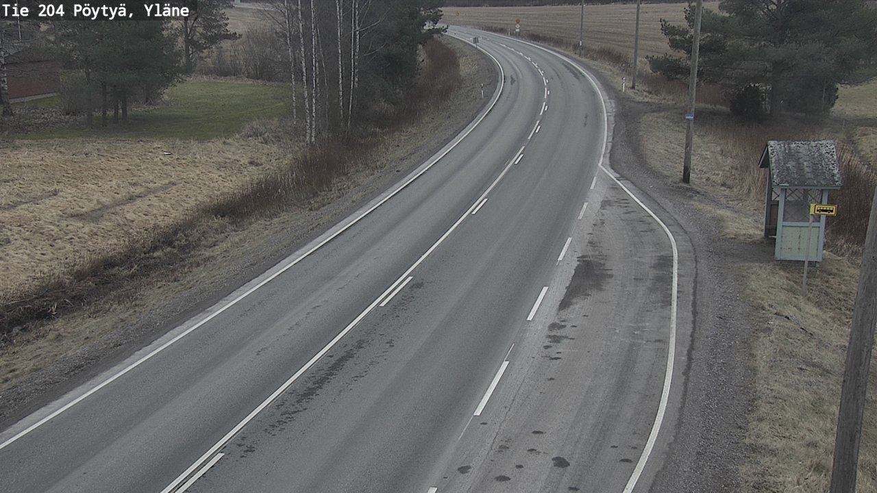 Kelikamerat Kuva Tie 204 Pöytyä, Yläne, Pöytyä, Varsinais-Suomi