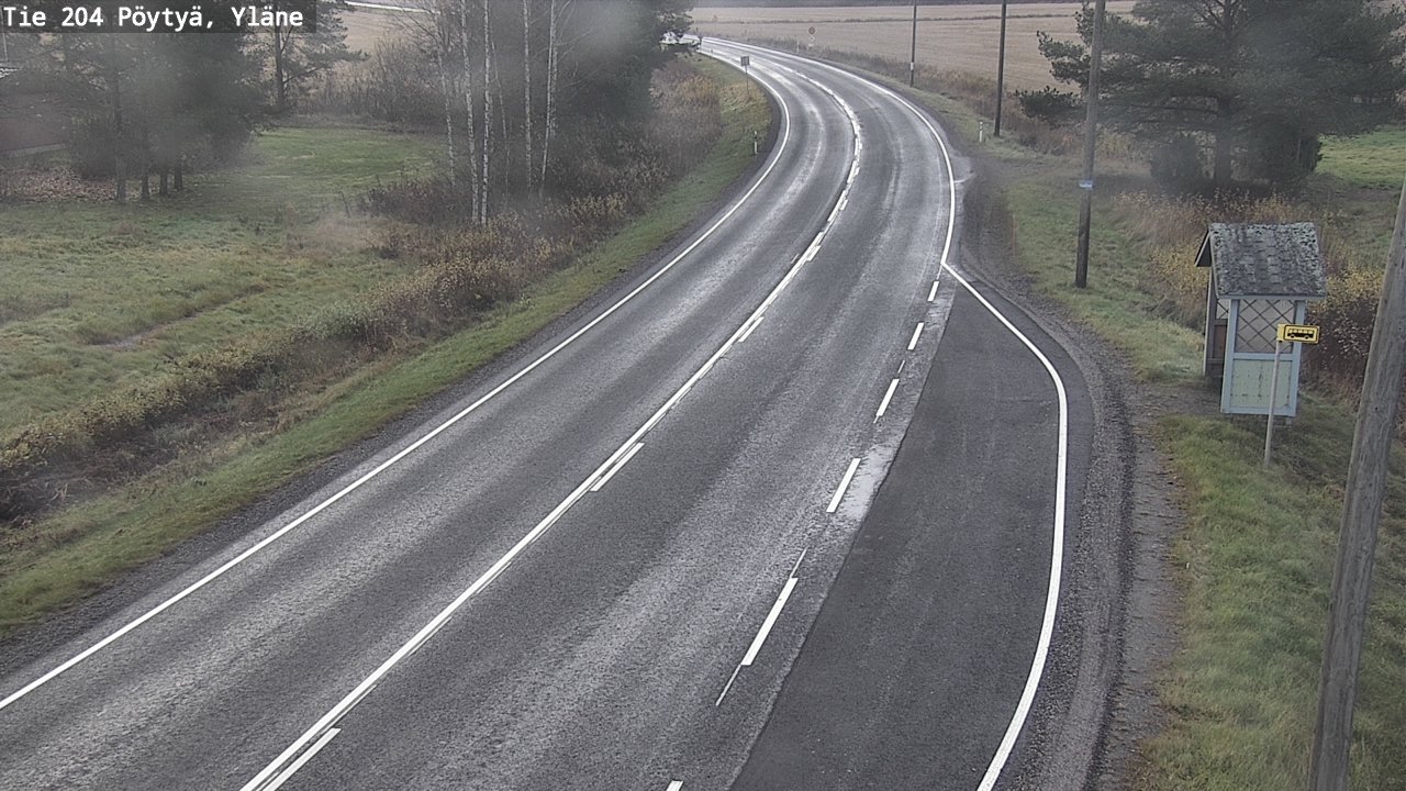 Kelikamerat Kuva Tie 204 Pöytyä, Yläne, Pöytyä, Varsinais-Suomi