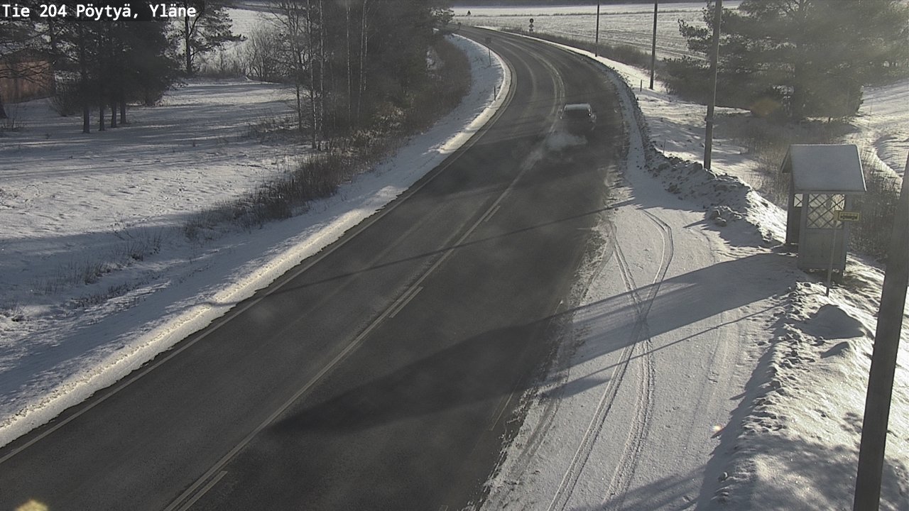 Kelikamerat Kuva Tie 204 Pöytyä, Yläne, Pöytyä, Varsinais-Suomi