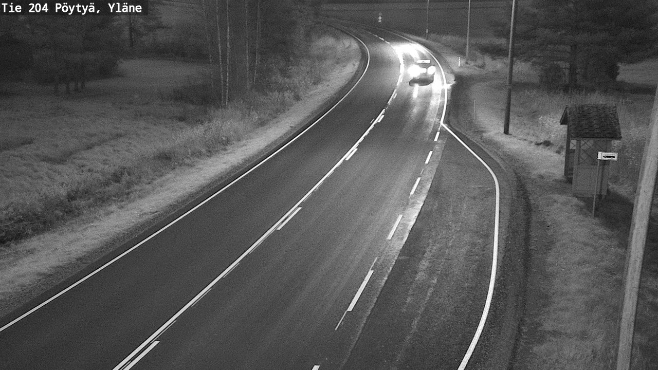 Kelikamerat Kuva Tie 204 Pöytyä, Yläne, Pöytyä, Varsinais-Suomi