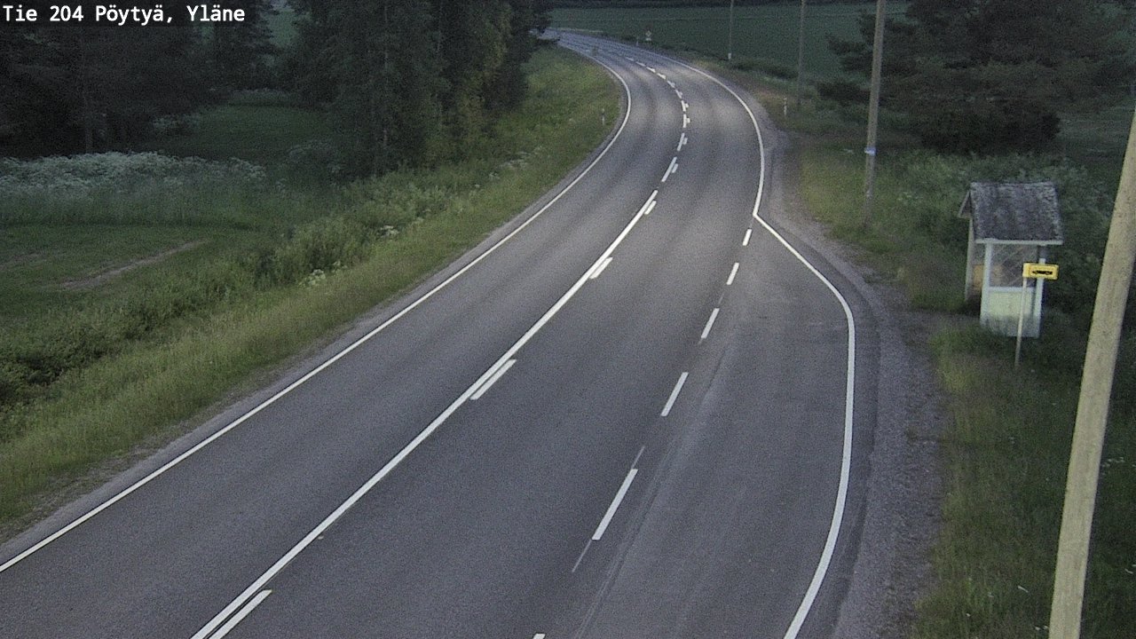 Kelikamerat Kuva Tie 204 Pöytyä, Yläne, Pöytyä, Varsinais-Suomi