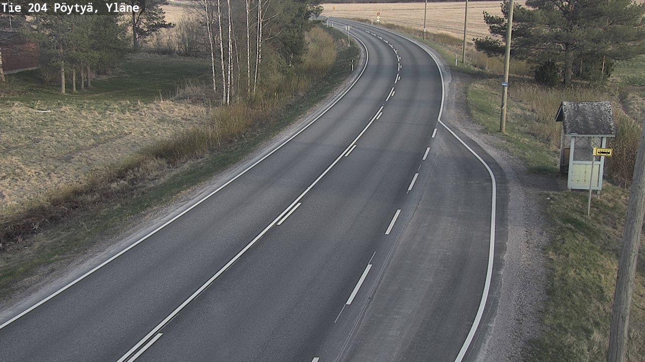 Kelikamerat Kuva Tie 204 Pöytyä, Yläne, Pöytyä, Varsinais-Suomi